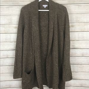 A PEA IN THE POD Long Open Cardigan Sweater